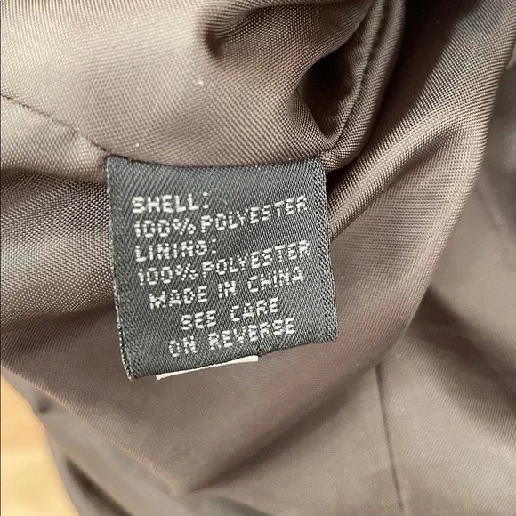 Vintage Express Animal Leopard Print Knee Length Y2K Jacket Coat Medium 9/10 - Picture 13 of 14